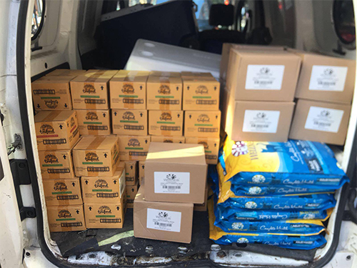 Wellness Pet food donations