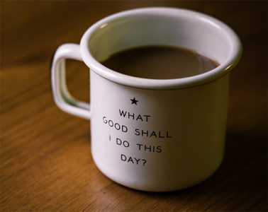 positive quote coffee cup